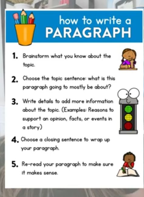 How to write a paragraph Teaching Paragraph Writing, Topic Sentences, Diy Crafts Love, Crafts Love, Paragraph Writing, Make Sense, Turn Ons, Writing, Reading