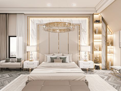 Bedroom Design Luxury, Fancy Bedroom, Unique Bedroom Design, Bedroom Color Combination, Stylish Bedroom Design, Luxury Bedroom Decor, Luxury Room Bedroom, Bedroom Interior Design Luxury, Luxury Bedroom Design