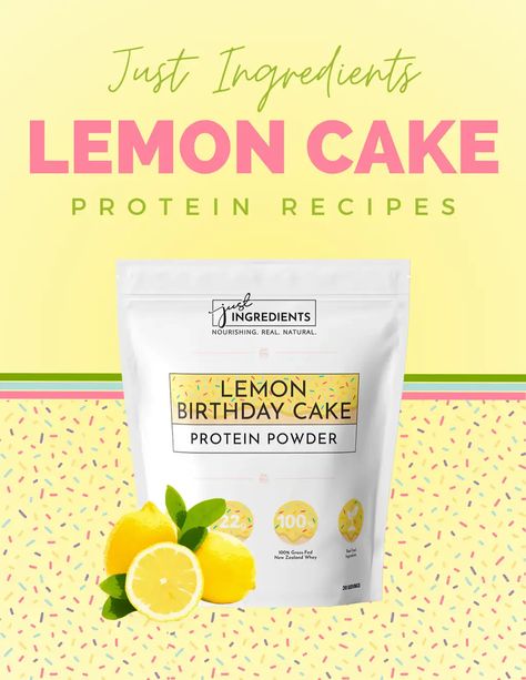 Lemon Birthday Cake Protein Powder Recipes.pdf Lemon Birthday Cake, Lemon Protein, Lemon Birthday Cakes, Birthday Cake Protein, Chia Seeds Protein, Natural Protein Powder, Lemon Birthday, Perfect Summer Day, Strawberry Powder