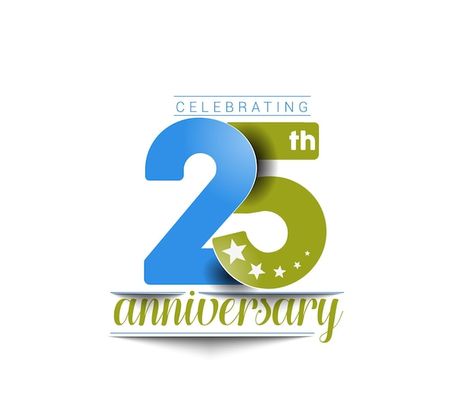 Anniversary Wishes For Friends, Celebration Design, 25 Year Anniversary, Wall Texture Design, Anniversary Logo, Box Branding, Anniversary Celebration, 25th Anniversary, Texture Design