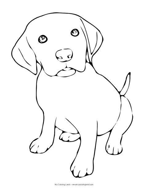 We hope you have found a puppy coloring page suitable to your taste ... Find beautiful coloring pages at TheColoringBarn.com! White Lab Puppies, Snake Coloring Pages, Puppy Clipart, Elephant Coloring Page, Puppy Coloring Pages, Dog Line Art, Dog Line, Lab Puppy, Dog Coloring Page