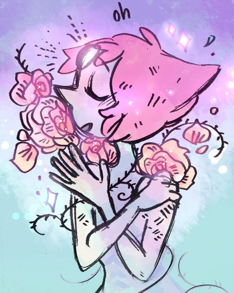 Pearl Fanart, Perla Steven Universe, Pearl Steven Universe, Pearl Steven, Steven Universe Gem, Sketchbook Art Journal, Steven Universe Fanart, Universe Art, Space Rock