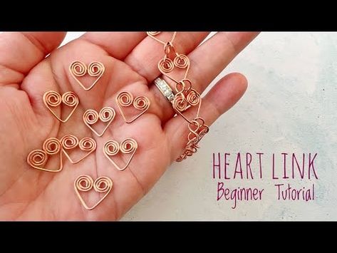 Easy Beginner DIY Wire Heart Link Tutorial - YouTube Wire Jig Patterns Templates Free, Diy Wire Heart, Wire Jigs, Wire Letters, Wire Jig, Wire Heart, Heart Diy, Diy Letters, Wire Jewelry Designs