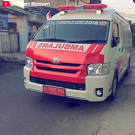 Toyota Hiace, Emergency Vehicles, Ambulance, Toyota, Indonesia, Vehicles