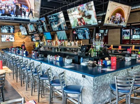 https://backyardgrillrestaurant.com/sports-bar/ Bar Americano, American Sports Bar, Fraternity House, Backyard Sports, Restaurant Consulting, Sports Bars, Buffalo Wild, Buffalo Wild Wings, Big Screen Tv