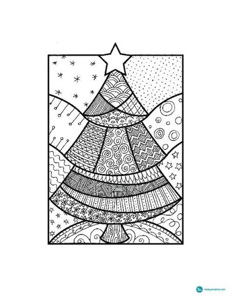 not-given Christmas Mandalas Free Printable, Christmas Zentangle Ideas, Zentangle Christmas Tree, Christmas Mandala Drawing, Zen Doodle Art Ideas, Zentangle Christmas Cards, Winter Zentangle, Holiday Zentangle, Christmas Zentangle Patterns