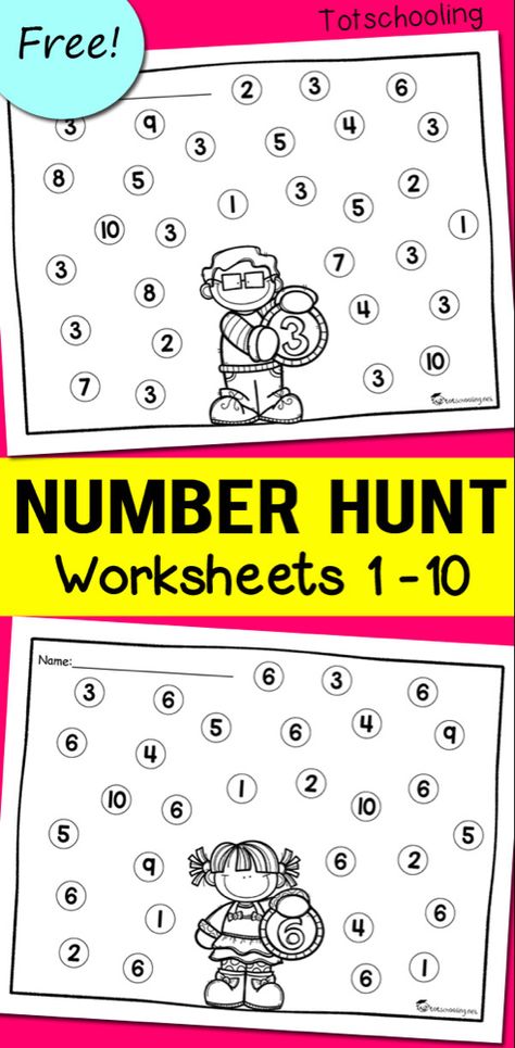 Number Review Preschool, Number Recognition Worksheets, Preschool Numbers, Pre K Math, Year Review, Toddler Homeschool, Numbers Kindergarten, Teaching Numbers, Numbers Counting