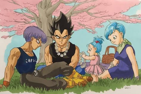 Cute Hug Pictures, Bulla Dragon Ball, Vegeta Family, Vegeta And Bulma, Dragon Ball Z Shirt, Dragon Balls, Anime Family, Dragon Ball Gt, Anime Dragon Ball Super