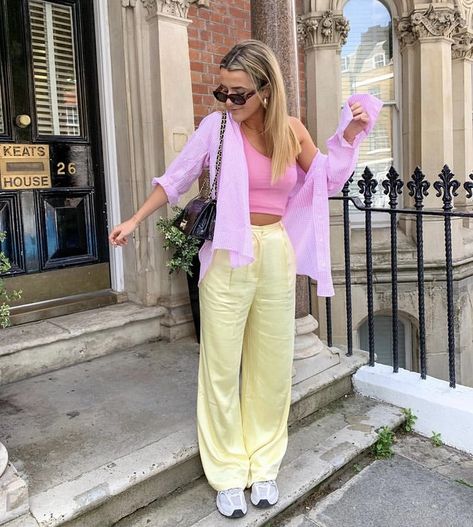 bright colors pastel aesthetic outfit summer 2021 fashion spring outfit ootd fashion inspo casual chic cute instagram baddie preppy Bright Summer Outfits, Colorful Summer Outfits, Bright Outfit, Outfits Pastel, Bright Colored Outfits, Bright Outfits, Pastel Outfit, Pastel Fashion, Estilo Preppy