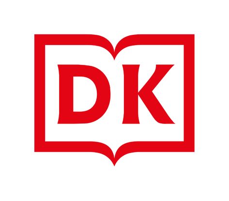 DK Publishing - Logo Design - Logomark, Wordmark, Open Book, D, K, Minimal, Red on White Dk Logo, Writer Logo, Gomez Palacio, Knitting Club, Common Sense Media, Typography Branding, Book Logo, Old Logo, Nightlife Travel