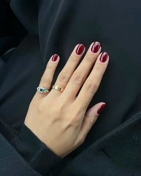 Nail Cherry, Cherry Mocha Nails, Opi Red Nail Polish, Red Nail Polish Colors, Mocha Nails, Dark Red Nail Polish, Cherry Mocha, Opi Nail Colors, Dark Red Nails