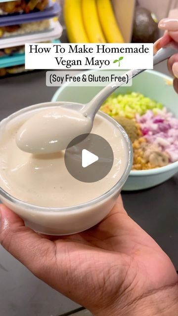 Chickpea Mayo Recipe, Aquafaba Mayo, Mayo Diy, Chic Peas, Vegan Journey, Mayo Recipe, Pink Sea Salt, Recipe Tutorial, Vegan Mayo