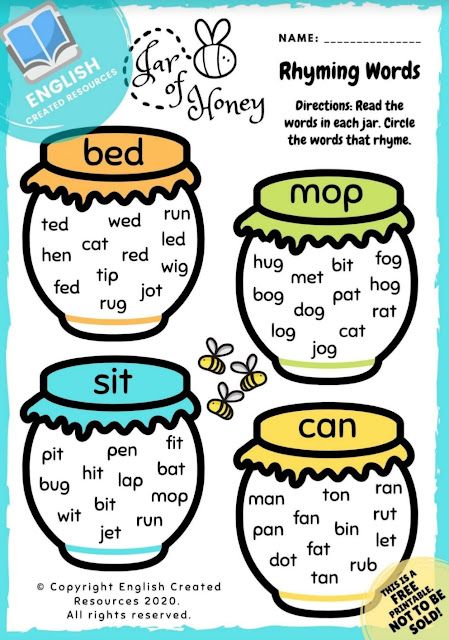 Rhyming Words List, Rhyming Words Activities, Rhyming Words Worksheets, Writing Cvc Words, Words Worksheet, Cvc Words Worksheets, Cvc Words Kindergarten, Kindergarten Reading Activities, English Phonics