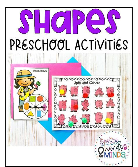 2D and 3D Shapes for Preschool and Kindergarten Shapes For Preschool, 2d And 3d Shapes, Shapes Preschool, 3d Shapes, Preschool Activities, Kindergarten, Preschool, Quick Saves, Pre School