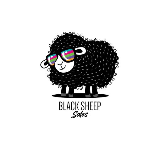 black sheep sales | 99designs 10 Logo Design, Top 10 Logo, T Shirts Prints, Sheep Logo, Logo Design Negative Space, Blog Logo Design, Hand Drawn Logo Design, 10 Logo, Ideas Graphic Design