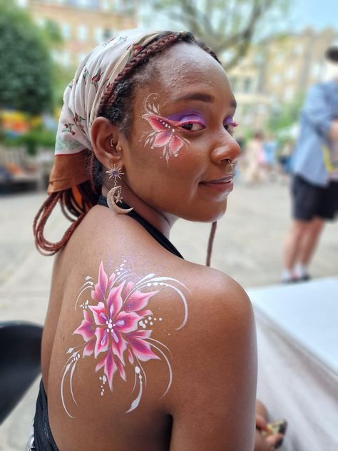 Easy Face Painting Designs, Body Painting Festival, Face Painting Easy, Face Paint Makeup, Kids Face Paint, Face Painting Designs, Eye Design, Body Painting, Face Painting