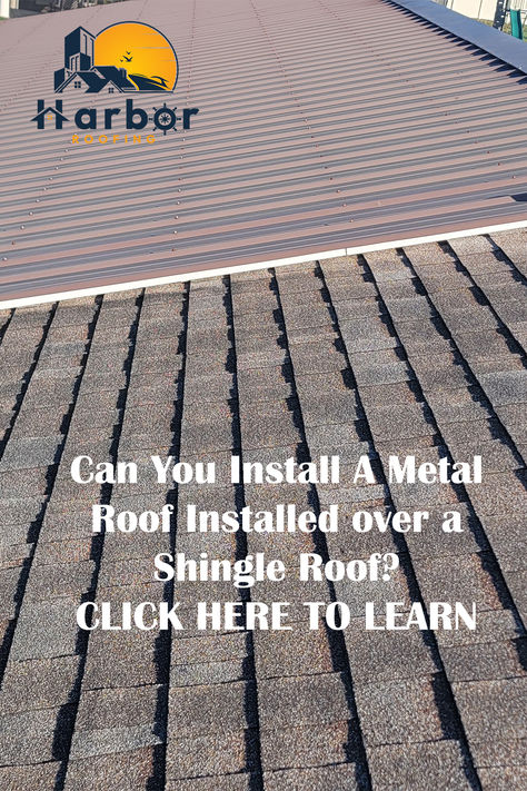 Installing a Metal Roof Over a Shingle Roof Metal Roof Over Shingles, Metal Roof Cost, Metal Roof Installation, Shingle Roof, Tuff Shed, Roof Restoration, Asphalt Roof, Metal Roofing, Roof Installation