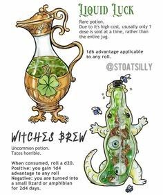 Dnd Potions, Potion Ideas, Fictional Disease Art, Fantasy Costco, Potions Recipes, Dnd Items, Magical Items, Dungeon Master's Guide, Dnd Funny