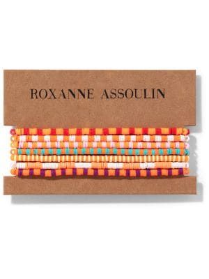 Orange Bracelet Ideas, Baba Marta, Roxanne Assoulin, Multicolor Bracelet, Making Bracelets With Beads, Candy Bracelet, Bracelets Ideas, Tube Necklace, Orange Bracelet