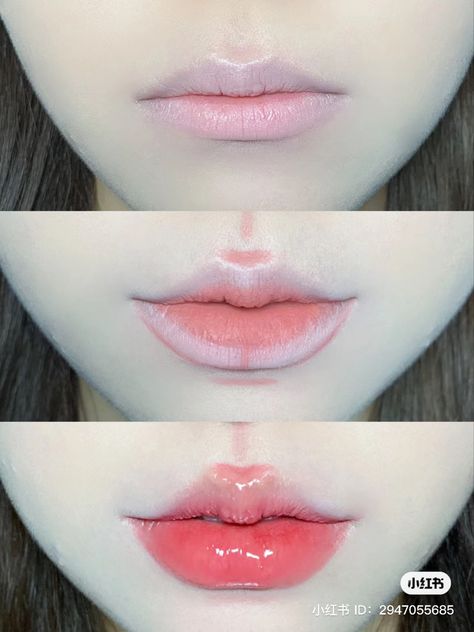 Doyun Makeup Lips, Lip Toturial, Freckles Makeup, Anime Eye Makeup, Dark Makeup Looks, Lipstick Tutorial, Ulzzang Makeup, Doll Eye Makeup, Makeup Artist Tips