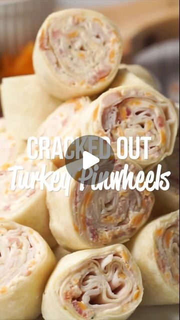 Plain Chicken® on Instagram: "Cracked Out Turkey Pinwheels – I am OBSESSED with these sandwiches! Cream cheese, cheddar, bacon, Ranch and turkey wrapped in a tortilla. Can make ahead of time and refrigerate until ready to eat. Perfect for parties and tailgating!!⁠
⁠
Click on the blue link in my bio @plainchicken to get the recipe - click the link & then click the photo to go to the recipes on PlainChicken.com⁠" Turkey And Cheese Pinwheels Roll Ups, Chicken Tortilla Wraps Roll Ups, Turkey Ranch Pinwheels, Turkey Cream Cheese Roll Ups, Turkey Rollups, Turkey Roll Ups Tortilla, Turkey Pinwheel Recipes, Turkey And Cheese Roll Ups, Turkey Pinwheel Appetizers