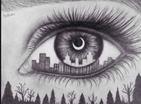 I see the world in my eyes Mata Manga, Easy Pencil Drawings, Realistic Eye Drawing, Drawing Eyes, Amazing Drawings, A Pencil, Beautiful Drawings, Drawing Tutorials, Eye Art