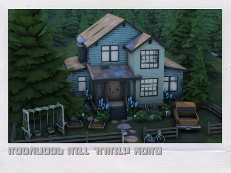 Sims 4 Werewolf, Sims 4 Challenges, Sims 4 House Plans, Sims 4 House Design, Sims Building, Sims House Plans, Sims House Design, Sims Four, Landscape Plans