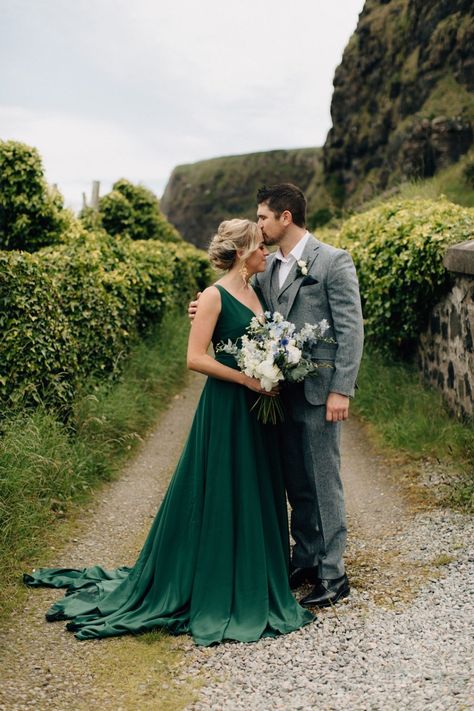 Green Ball Gown With Sleeves, Green Emerald Wedding Dress, Forest Green Bride Dress, Forest Green Bridal Gown, Forest Green Wedding Dress Brides, Emareld Green Wedding Dress, Green Wedding Gown The Bride, Emerald Green Wedding Dress Gowns, Sea Green Wedding Dress