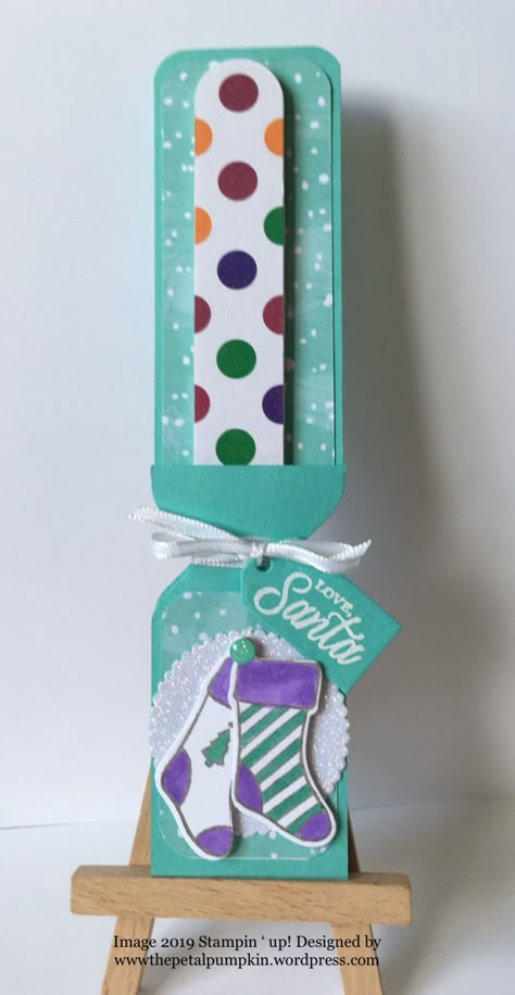 Nail file gift wrapped – Petalpumpkin Nail File Holder, Envelope Punch Board Projects, 12 Days Of Xmas, Christmas Craft Show, Envelope Punch Board, File Holder, Gift Box Template, Off Work, Candy Holder