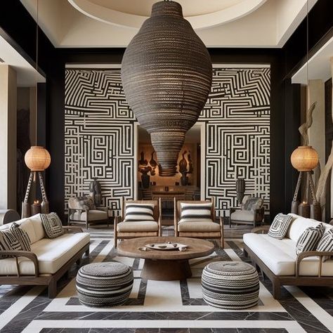 KENYA RESORT — Baptiste Bohu Interiors Luxury Living Room Interior, African Decor Living Room, African Interior Design, African Furniture, African House, African Inspired Decor, African Interior, African Home Decor, African Decor