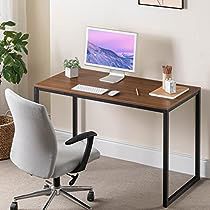 Affordable Desk, Bedroom Workspace, Elegant Home Office, Kitchen Wall Art Printables, Desk Brown, Frame Desk, Desk Computer, Metal Desk, Contemporary Desk