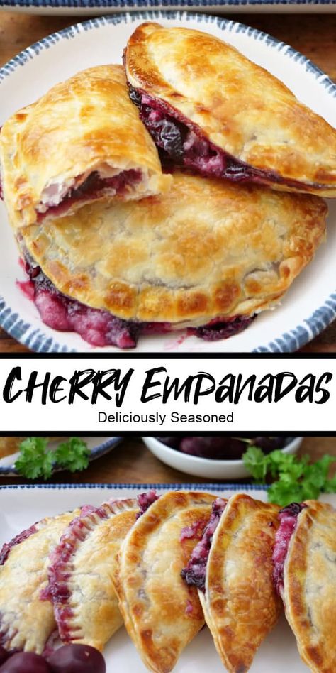 Cherry Empanadas Easy, Authentic Chicken Empanadas Recipe, Empanada Filling Ideas, Sweet Empanadas Filling, Empanada Filling Recipes Desserts, Beef Empanada Filling Recipe, Empanadas Recipe Sweet, Empanadas Filling Recipe, Fruit Empanadas Recipe