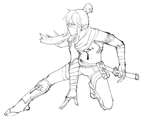 Stealth Stealth Pose Reference, Armor Drawing Reference, Ninja Poses, Ninja Drawing, Sketch Poses, Poses Drawing, Anime Ninja, Body Reference Drawing, Poses Reference