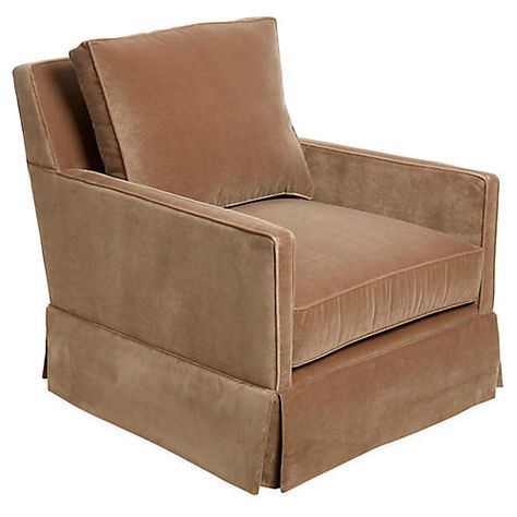 Chairs | One Kings Lane Comfort Chair, Velvet Decor, Stylish Accent Chairs, Swivel Club Chairs, Leather Club Chairs, White Upholstery, Settee Sofa, Vintage Living Room, Stylish Chairs