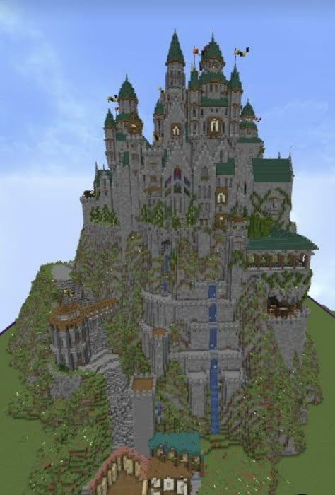 Pelinal Whitestrake Wallpaper, Minecraft Castle On A Hill, Mega Castle Minecraft, Minecraft Mega Base Ideas Castle, Minecraft Midevil Castle Ideas, Minecraft Mega Bases, Castle Layout Minecraft, Minecraft Castle Blueprints Layout, Mega Base Minecraft