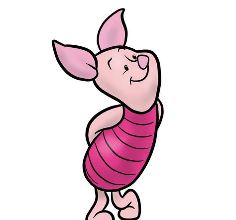 Piglet Drawing, Piglet Cartoon, Stay Puft Marshmallow Man, Winnie The Pooh Drawing, Piglet Winnie The Pooh, Easy Drawing Guides, Marshmallow Man, Disney Character Drawings, Mickey Mouse Images