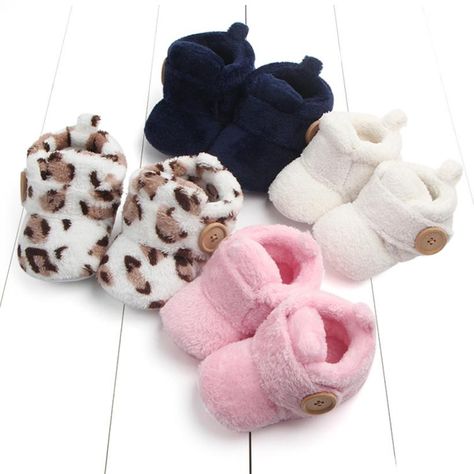 Baby Winter Boots, Baby Shoe Size Chart, Baby Boy Booties, Baby Shoe Sizes, Soft Slippers, Slippers Shoes, Warm Slippers