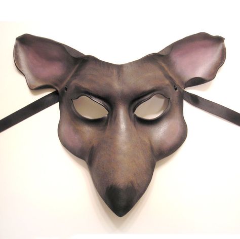 Mask With Teeth, Rat Mask, Rat Head, Edm Ideas, Gothic Mask, Art Inventory, Mouse Mask, Larp Ideas, Cat Masks