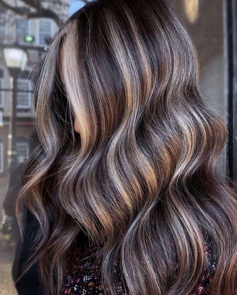 Ash Grey Hair Color, Ash Gray Balayage, Grey Hair Color Ideas, Ash Gray Hair Color, Ash Grey Hair, Dimensional Hair Color, Gray Balayage, Grey Hair Dye, Beige Hair