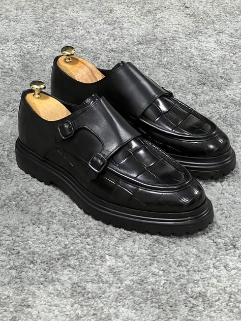 Mens Smart Shoes, Official Shoes, Gents Shoes, Double Monk Strap, Black Shoes Men, Outfits Hombre, Winter 23, Monk Strap Shoes, Black Shoe