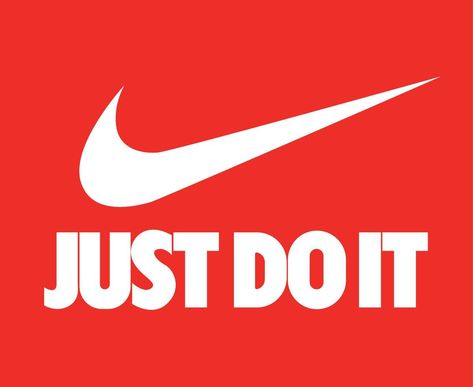 Nike Logo And Just Do It Symbol White Clothes Design Icon Abstract football Vector Illustration With Red Background Nike Logo Vector, Football Vector, Just Do It Logo, It Logo, Nike Symbol, White Clothes, Mila Kunis, Design Icon, Red Nike