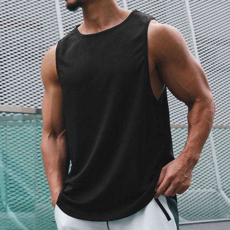 Tank Tops Workout, Formal Pants Women, Gym Tank Tops Men, Basketball Gym, Gym Vests, Body Building Men, Hipster Man, Mesh Shirt, Sports Vest