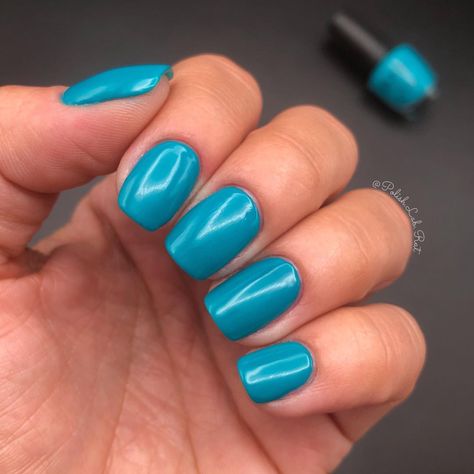 “Dance Party ‘Teal Dawn” from the @opi Summer 2019 Neons Collection. This is 3 coats, no white under. Again, although beautiful and 100%… Dark Teal Gel Nails, Dark Teal Nails Matte, Mexico City Move Mint Opi Gel, Opi Teal Nail Polish, Teal Nail Polish, Nail Polish Nails, Polish Nails, Dental Supplies, Nail Envy