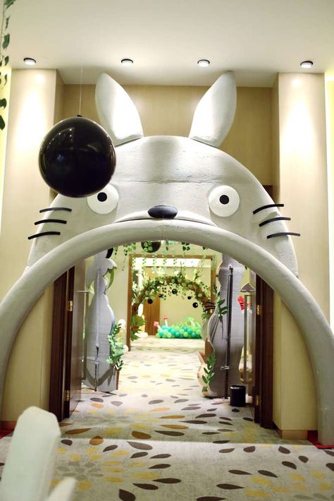 Totoro Birthday Party Ideas | Photo 4 of 11 Totoro Birthday Party, Totoro Birthday, Totoro Diy, Studio Ghibli Party, Totoro Party, Anime Birthday, Japanese Party, Anime Party, Event Organizer