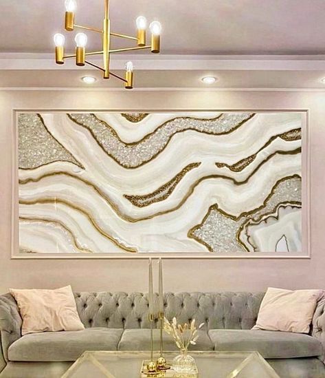 Latest frame ideas Geode Living Room, Wall Resin Art, Large Resin Wall Art, Extra Large Wall Art Living Room, Resin Wall Art Home Decor, Gold Resin Art, Epoxy Resin Wall Art, Resin Geode Art, Resin Geodes