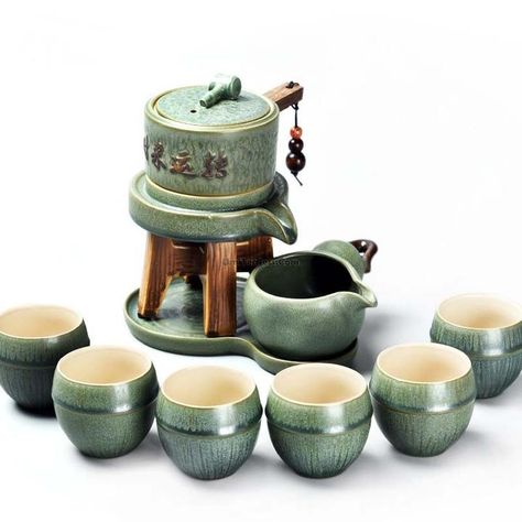 Our lazy tea sets is just prepare for the people who love to brewing as convenient as possible, it is very easy to use this kinds of tea set to brew tea. Asian Tea Sets, Asian Tea, Chinese Tea Set, Japanese Tea Set, Japanese Kitchen, Pot Set, Tea Art, Chinese Tea, Brewing Tea