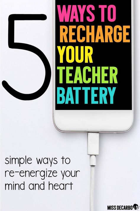 5 simple ways to re-energize your heart and mind for teaching when you're feeling burnt out, stressed, or unfocused in the classroom. Mindfulness For Teachers, School Procedures, Professional Development Books, Teacher Prayer, Energy Motivation, Teacher Burnout, Classroom Organization Elementary, Development Books, Health Class