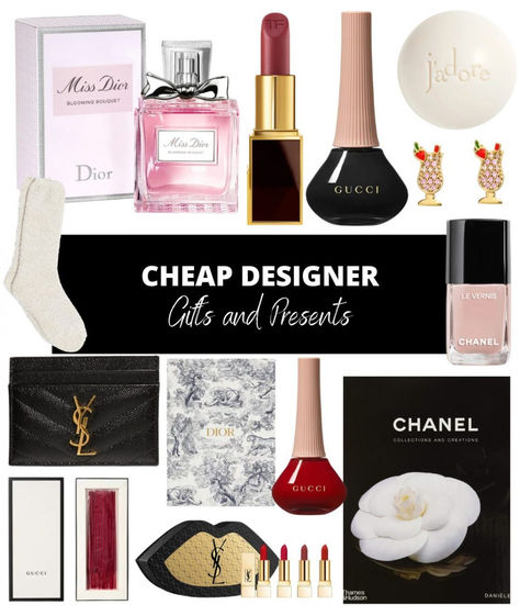 Cheap Designer Gifts and Best Luxury Presents - Sonia Begonia Cheap Luxury Items, Cheap Boujee Gifts, Designer Gifts For Women, Old Money Gifts For Him, Luxury Birthday Gifts For Her, Boujee Gifts For Her, Romanticizing Christmas, Boujee Gifts, Luxury Bridesmaid Gifts