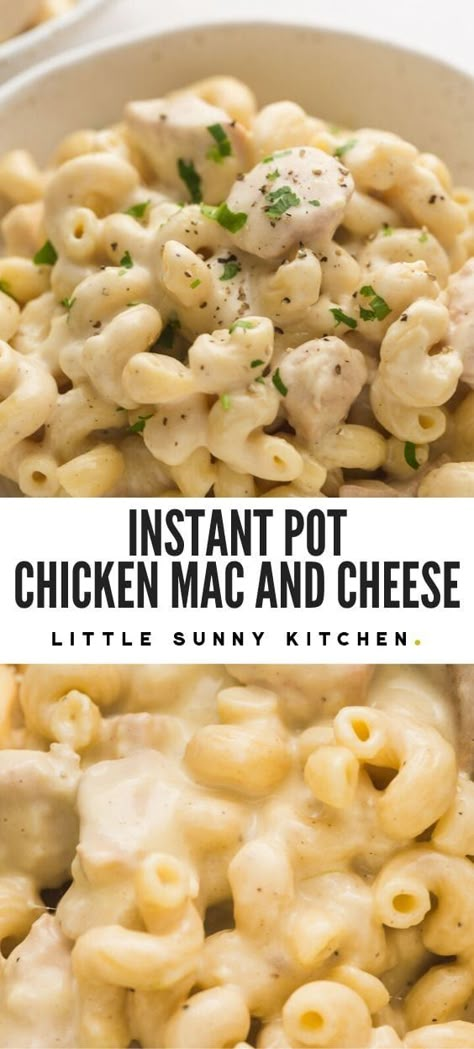 Pasta With Olives, Chicken Mac And Cheese, Instant Pot Pasta Recipe, Creamy Chicken Pasta, Pasta Ingredients, Instant Pot Recipes Chicken, Easy Instant Pot Recipes, Instant Pot Dinner Recipes, Chicken Pasta Recipes