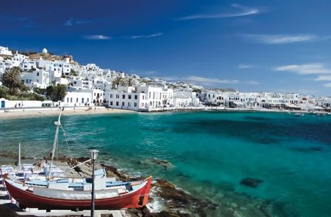 The Glory That is Greece: From Athens to Mykonos to Santorini - Luxe Beat Magazine Grecia Santorini, Greek Islands Vacation, Greece Pictures, Mykonos Town, Mykonos Island, Mykonos Greece, Voyage Europe, Boat Rental, Greek Island